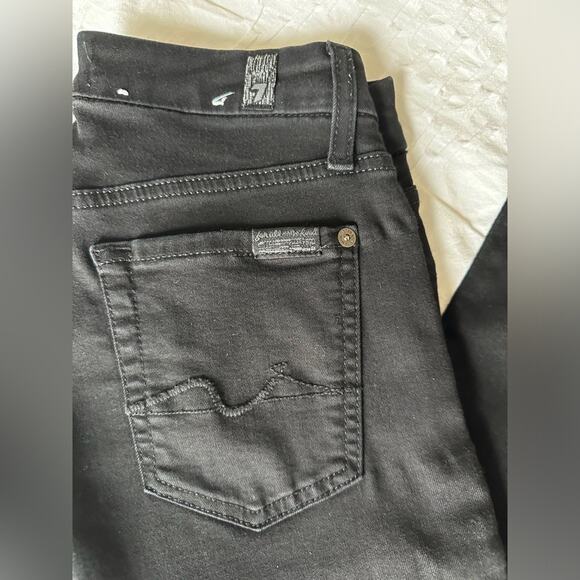 7 for all mankind kimmie crop contour waist skinny size 26 - Picture 9 of 16